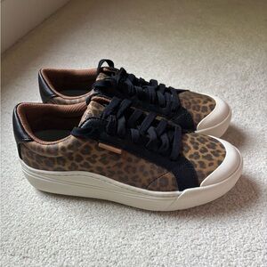 Leopard Dr Scholls Time Off Sneakers